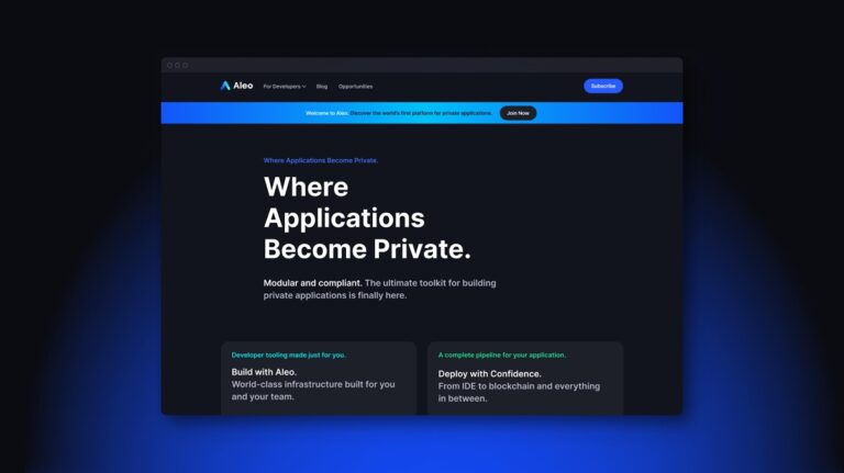 Aleo has teamed up with Forte for zero-knowledge proofs for blockchain games.
