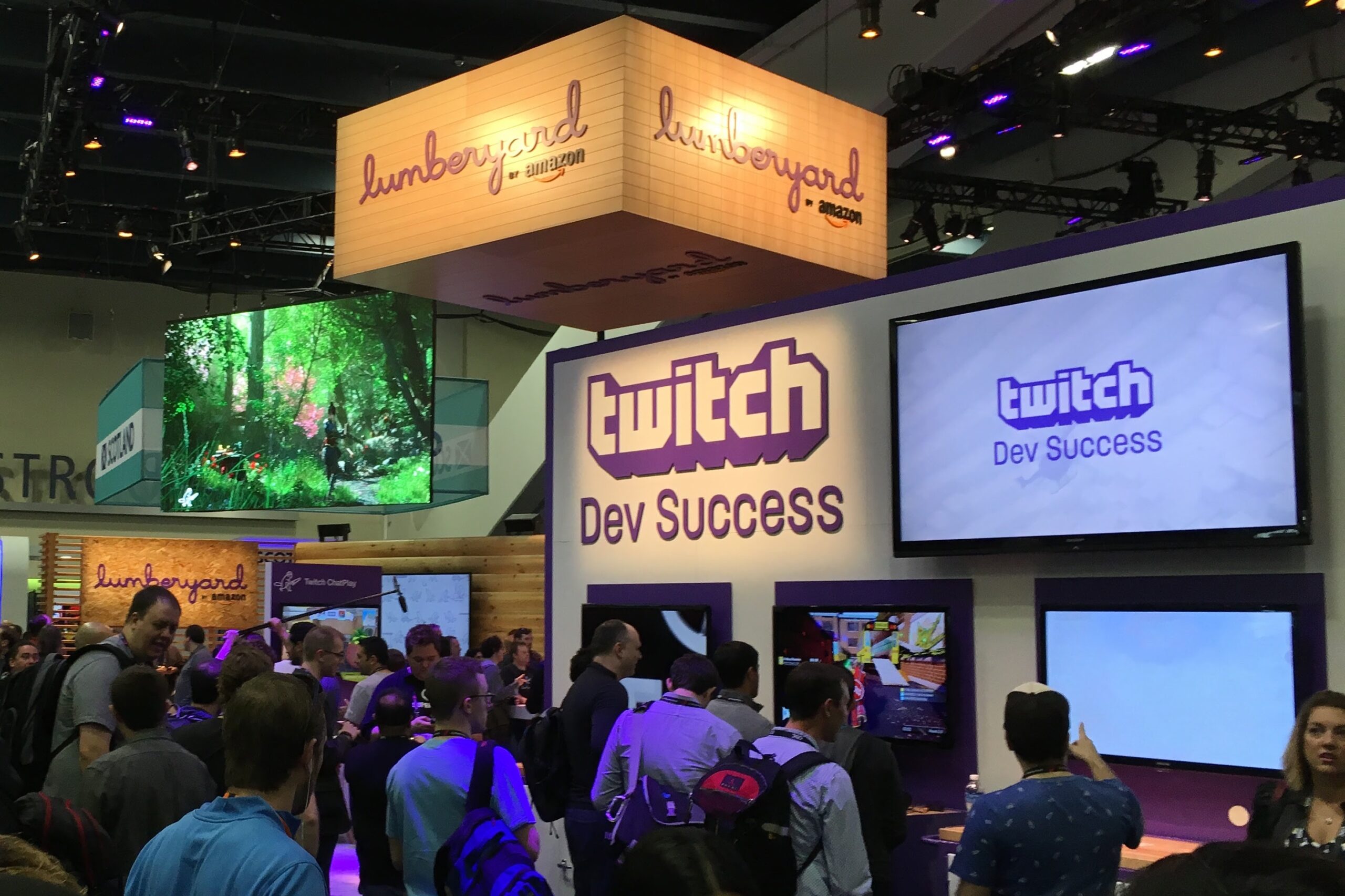 Amazon Lumberyard and Twitch at GDC 2016. 
