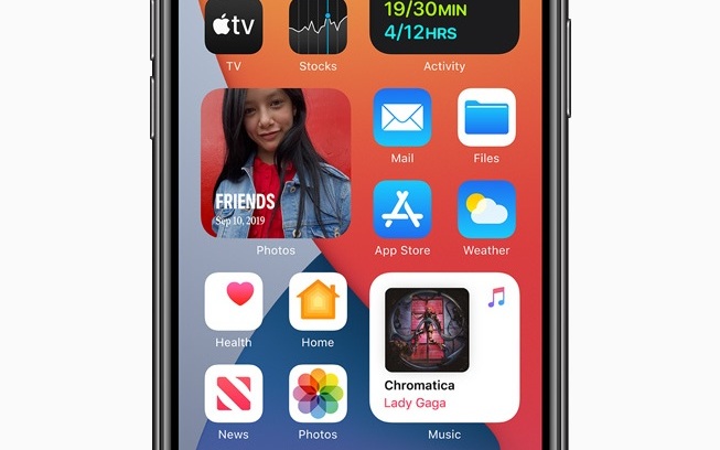 Apple's new widgets in iOS 14