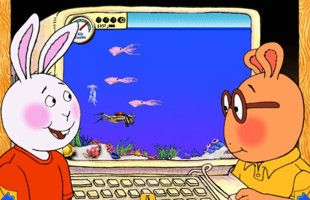 I used to play these Arthur games with my kids.