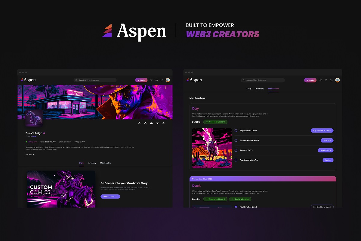 Aspen is a new player in Web3.
