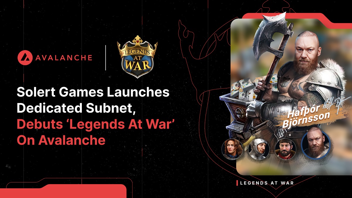 Avalanche and Solert Games have teamed up on the blockchain.