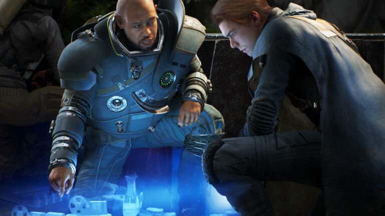 Cal consults with Saw Gerrera.