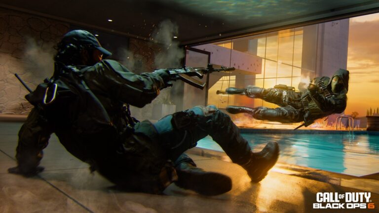 Multiplayer Omnimovement in  Call of Duty: Black Ops 6.