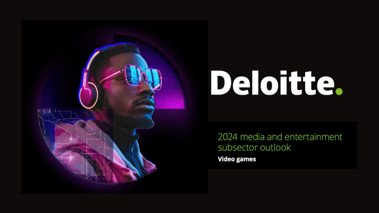 Deloitte 2024 Gaming Outlook on trends in the gaming industry like transmedia and gen ai