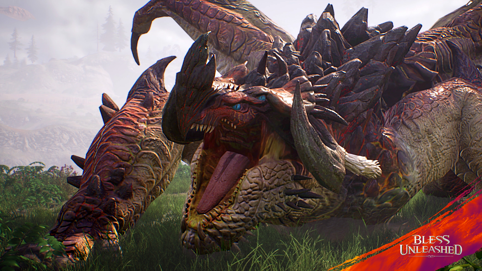 That dragon looks more pissed than blessed to me.