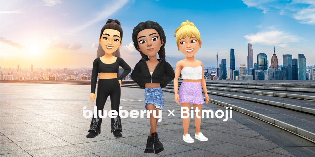 Snapchat announced a partnership with Blueberry, a digital fashion brand.