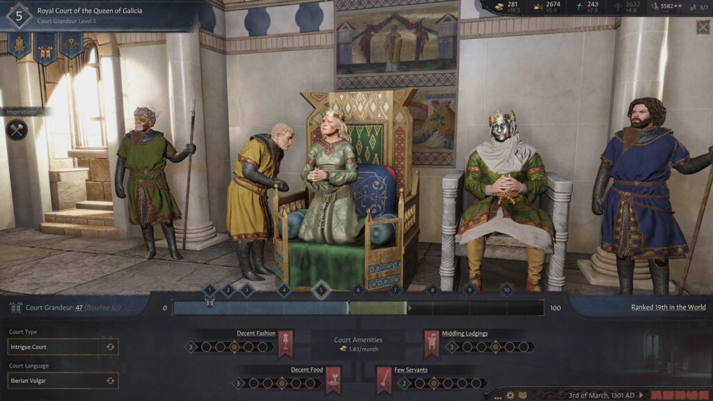 Crusader Kings III’s Royal Court expansion launches on February 8