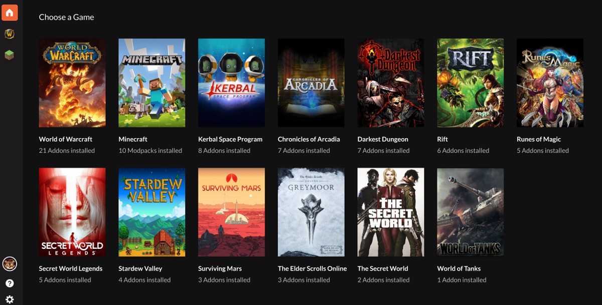 CurseForge is a repository of mods for games.