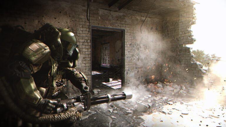 Call of Duty Modern Warfare multiplayer minigun