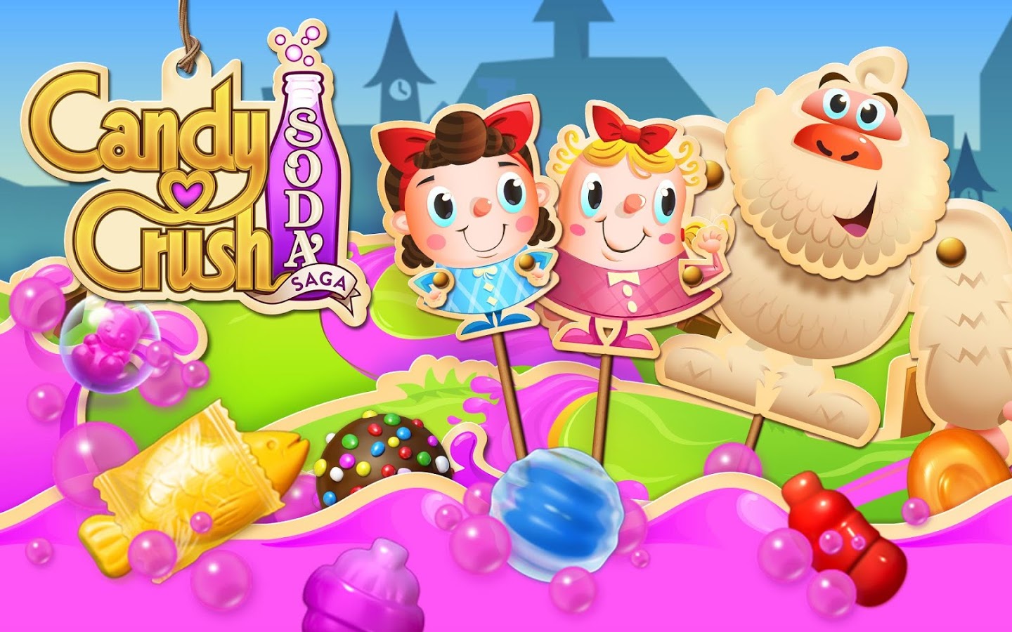Candy Crush Soda Saga.
