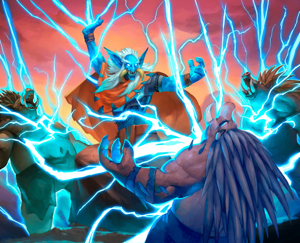 Ranked spells, like Chain Lightning, is one of the new mechanics coming to Hearthstone in 2021.