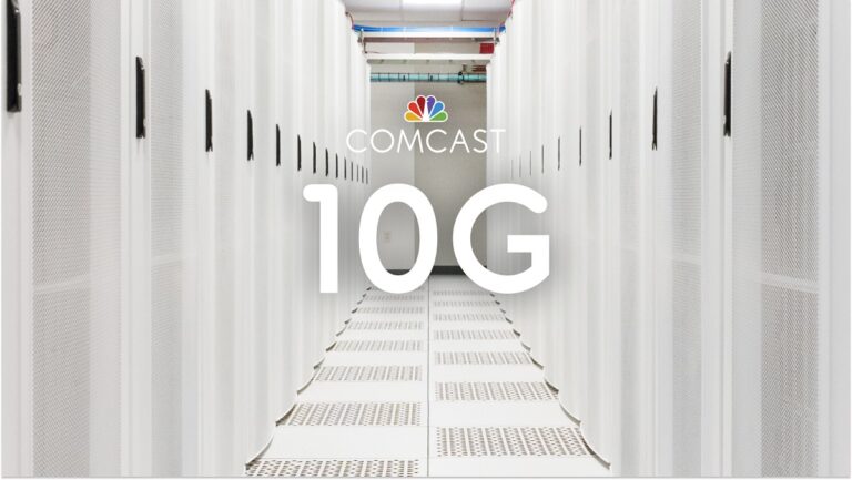 Comcast has its first live 10G connection in the Philadelphia area.