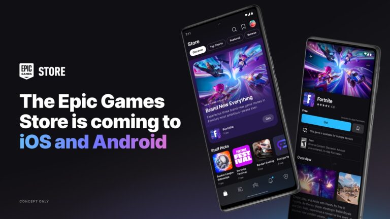 Epic Games Store is Coming to iOS and Android.