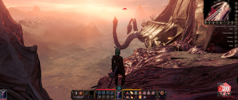 I found this vista enchanting. I've never seen this point of view of ... well, you'll see... from an illithid nautiloid.