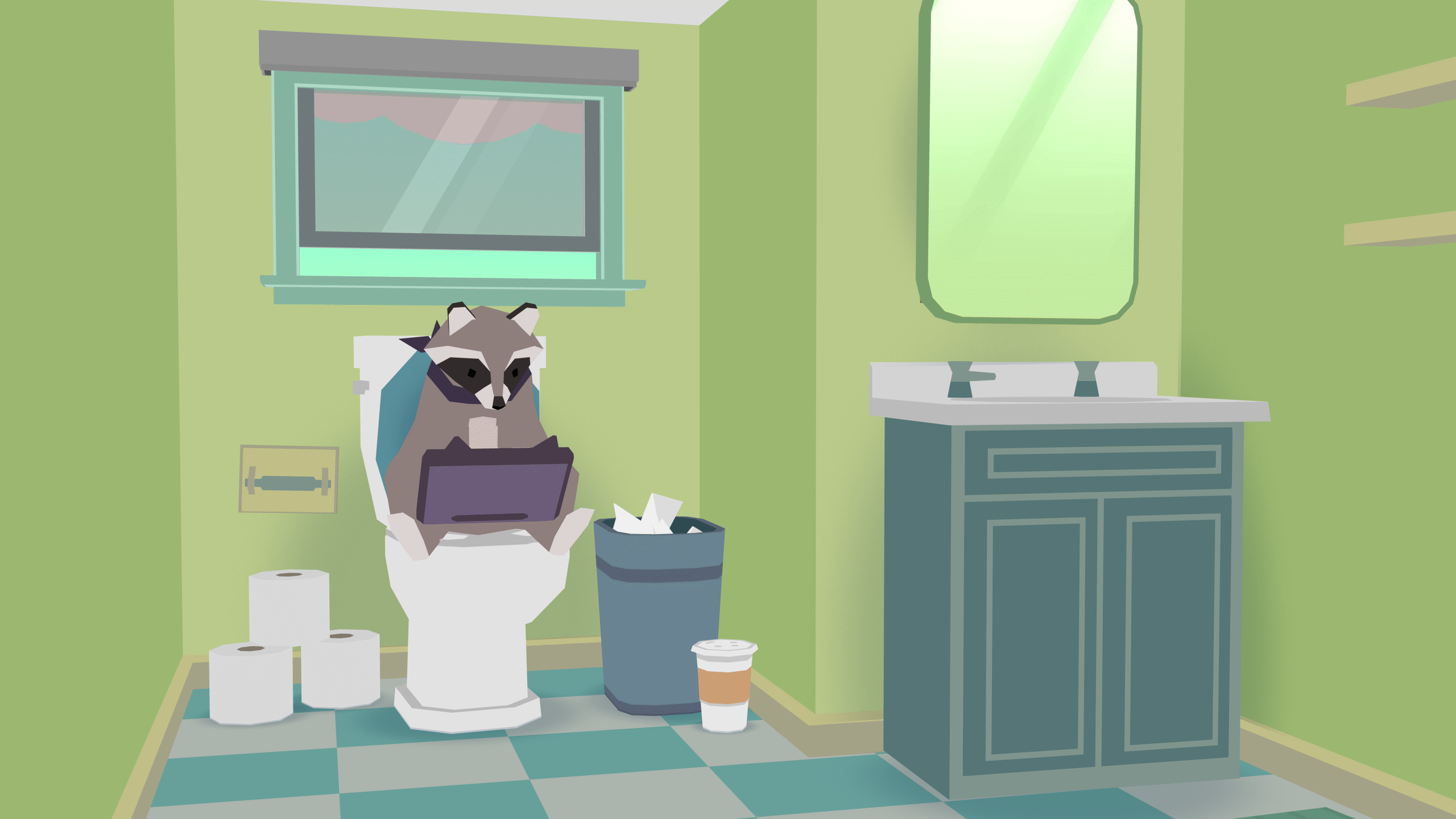 These mischievous raccoons don't care about consequences, only quadcopters.