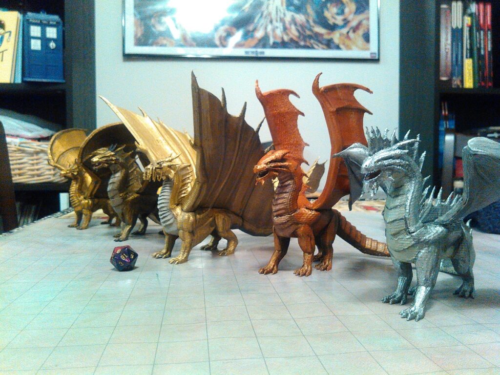On the menu: Metallic Dragons-a-la-3D Printer