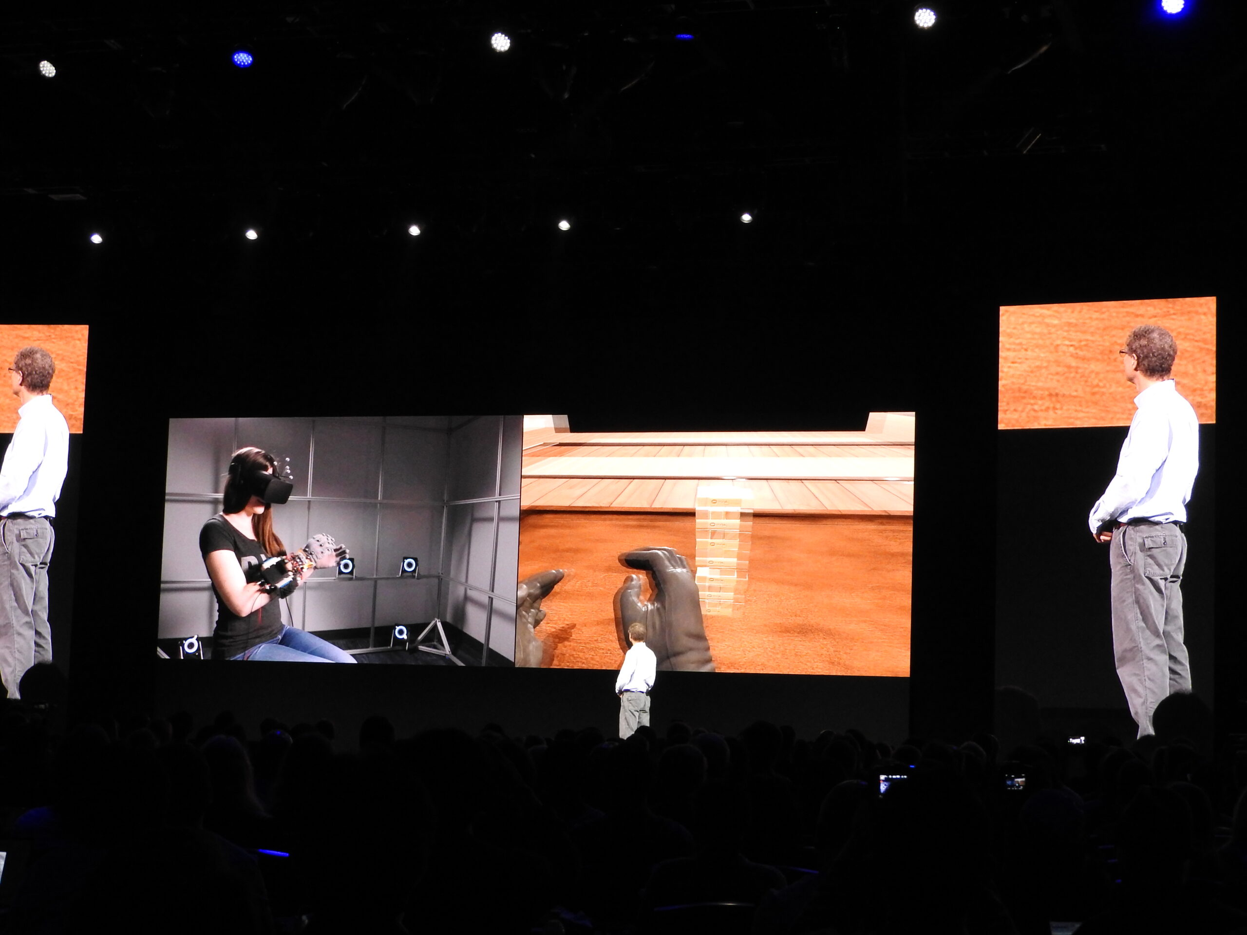 Virtual reality Jenga in the future.