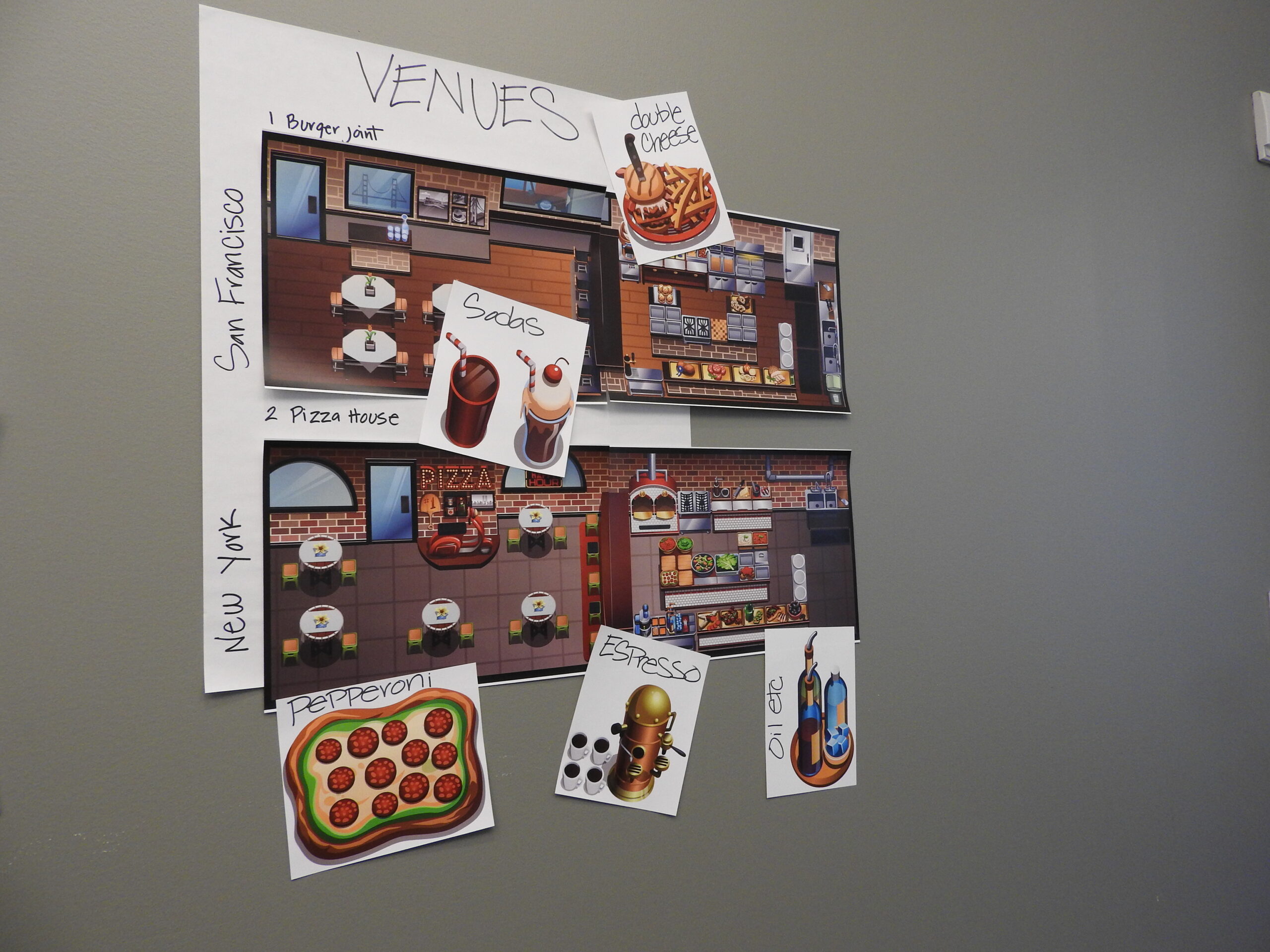 Art for Gordon Ramsay's mobile game.