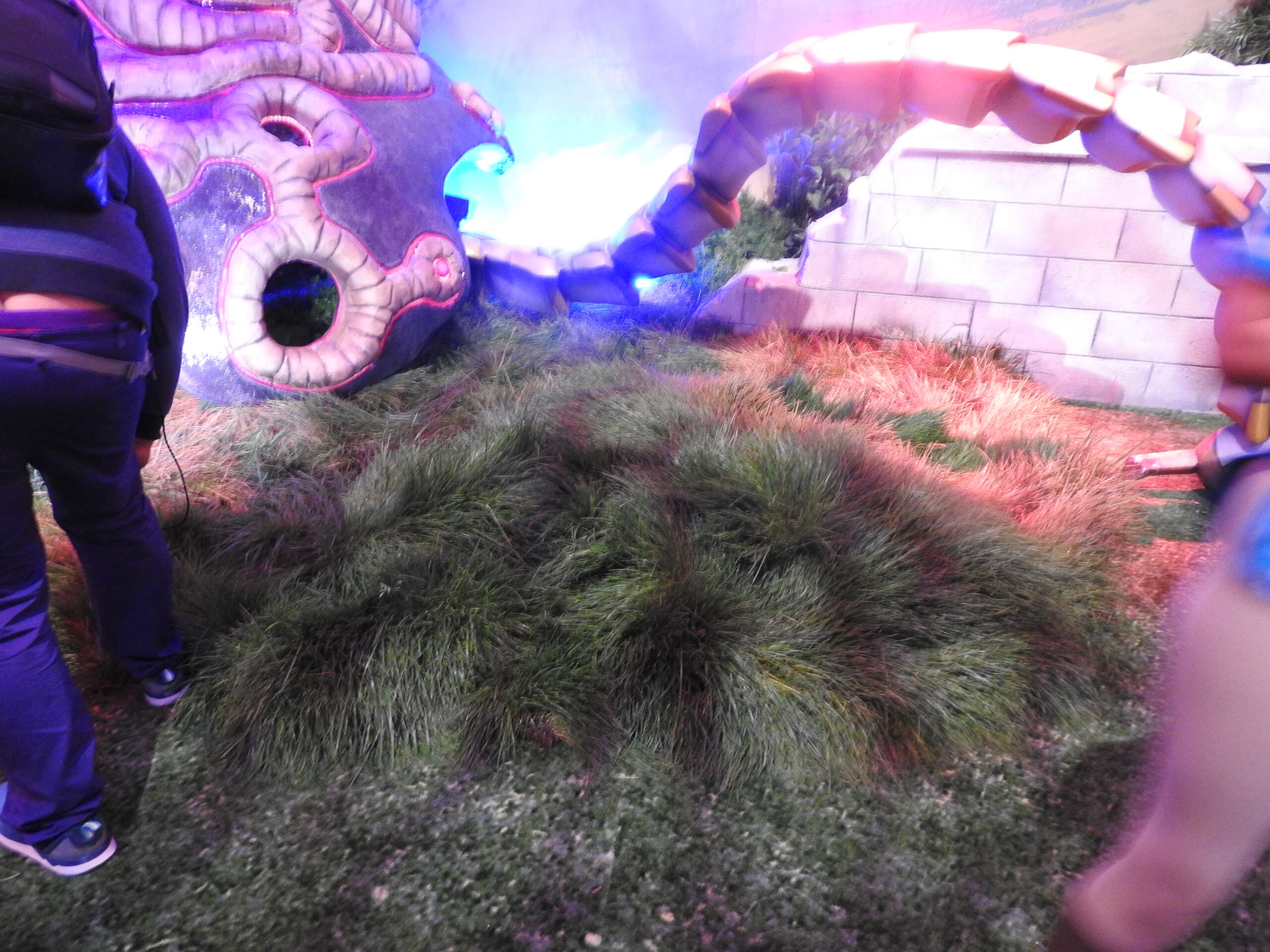 Grass at Zelda booth.