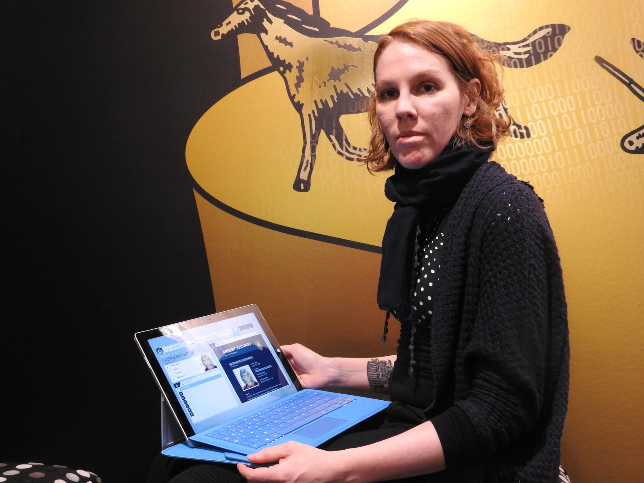 Melanie Taylor shows off Orwell at GDC 2017.