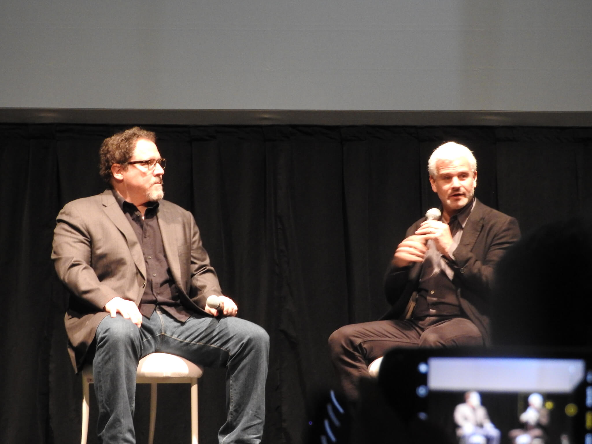 John Favreau (left) and Adam Gazzaley.