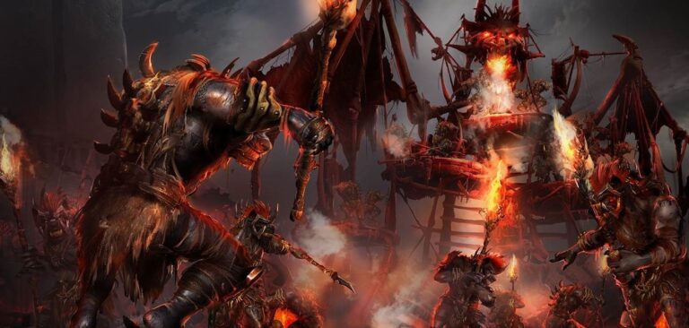 Is this a gnoll camp or a twisted, demonic carnival?