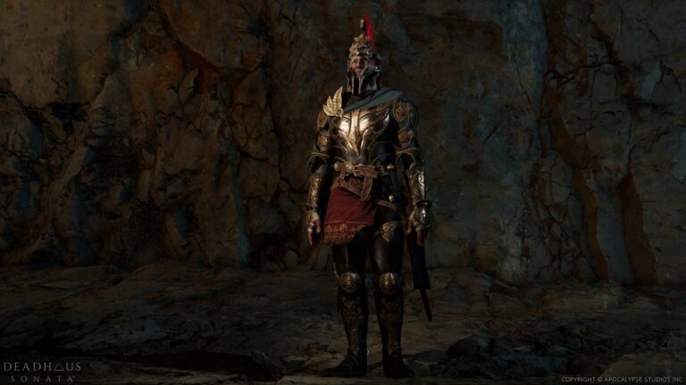 A warrior from Deadhaus Sonata, built with the Open 3D Engine.