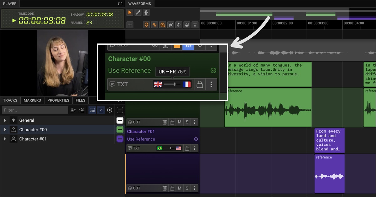 Deepdub shows off Accent Control.