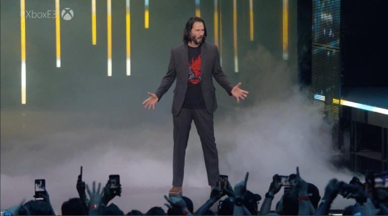 Keanu Reeves is in Cyberpunk 2077.