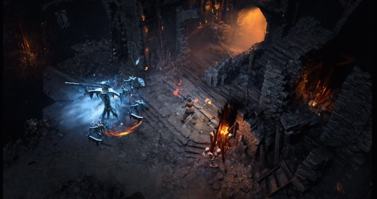 Diablo IV in action.