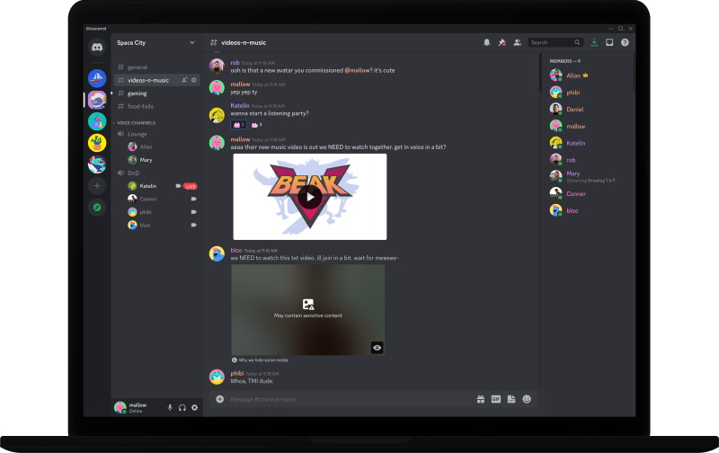 Discord Teen Safety assist blur images by default