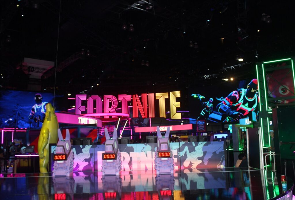 Fortnite booth at E3 2019