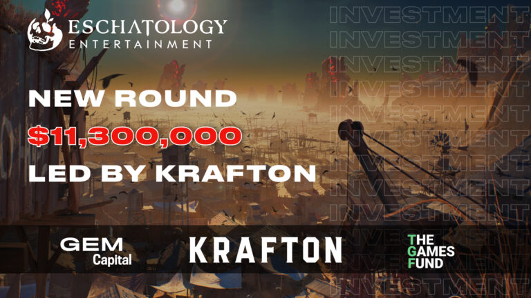 Eschatology Entertainment closes $11.3M in series A funding from Krafton, GEM Capital and The Games Fund