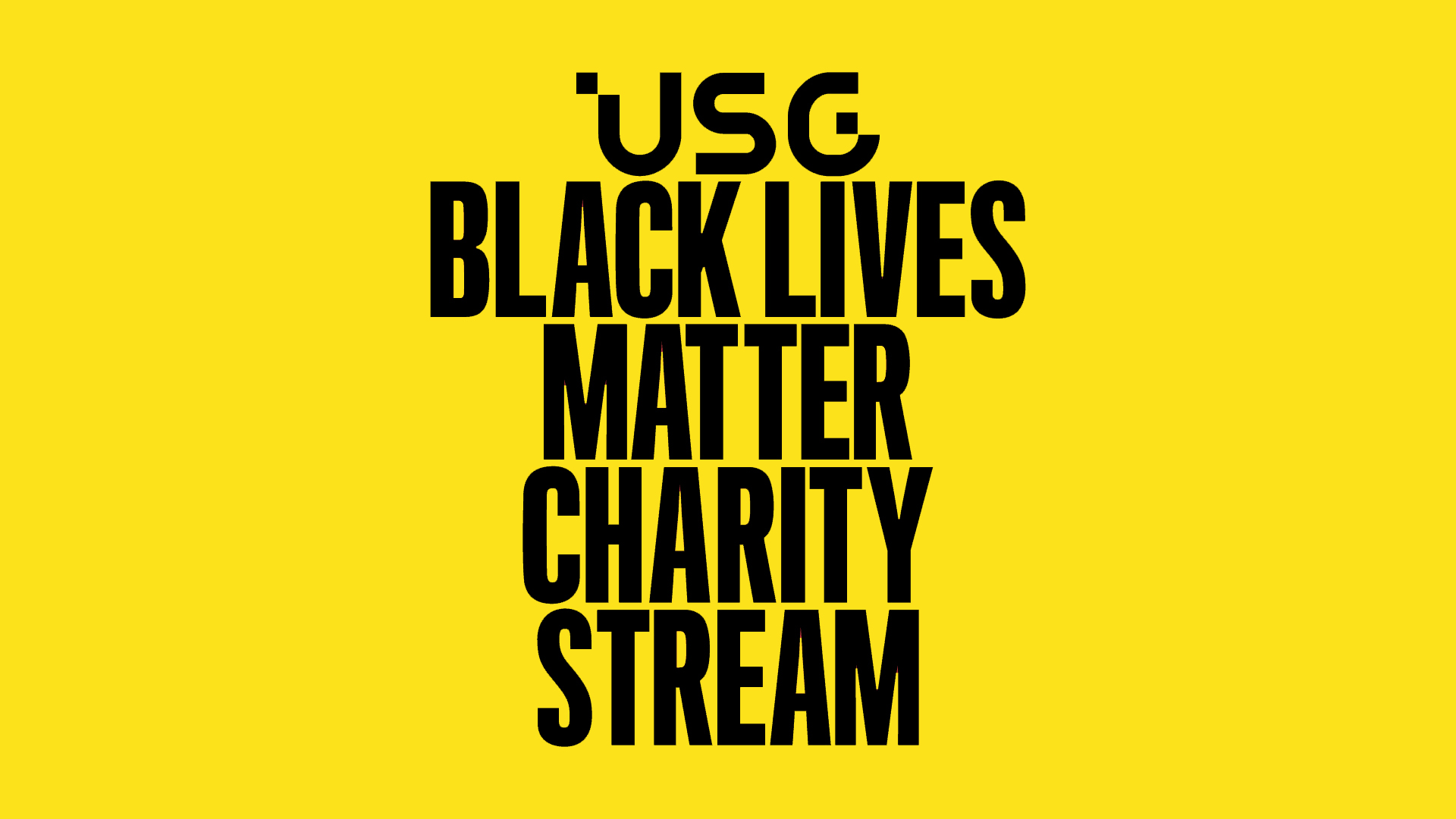 USgamer Black Lives Matter Charity Stream.