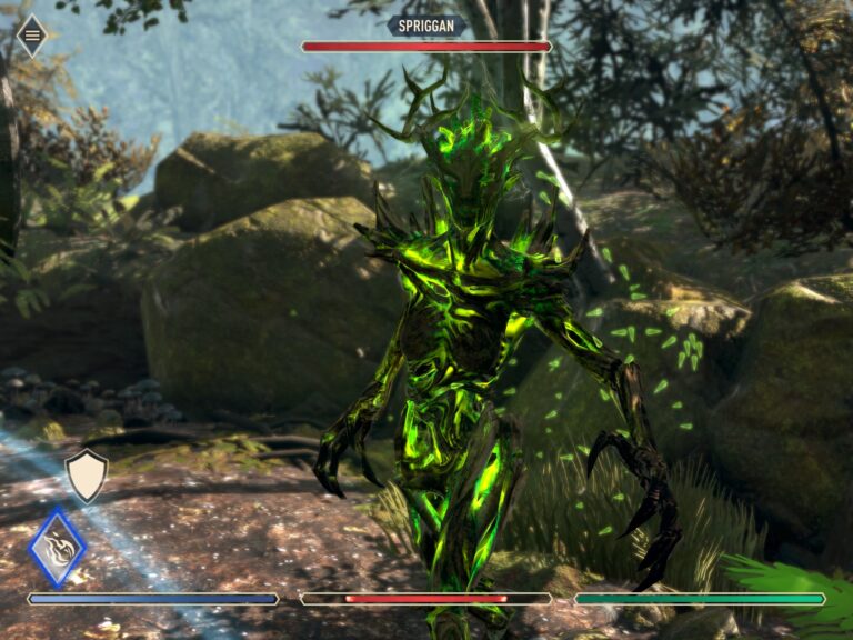 Fighting monsters in Elder Scrolls: Blades