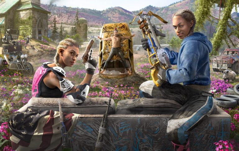 Far Cry: New Dawn's villains, Mickey and Lou.