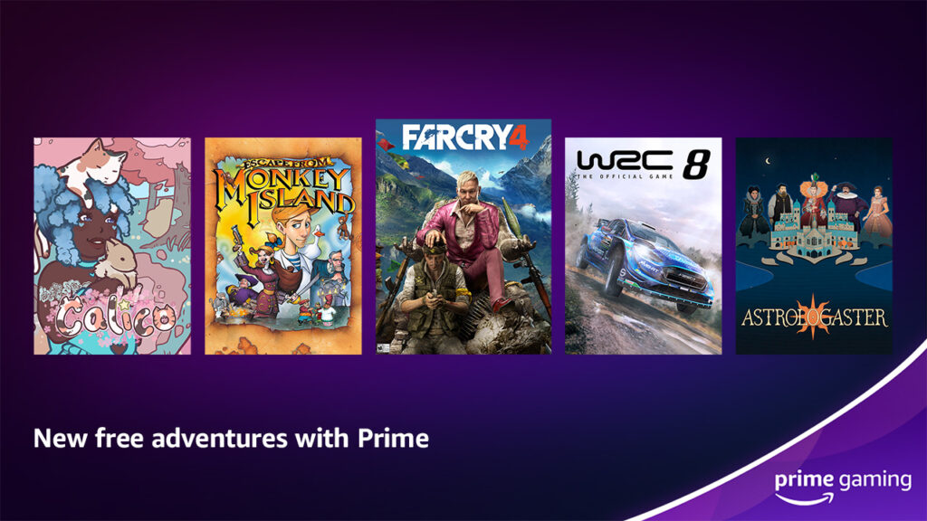 Prime Gaming's offerings for June 2022.