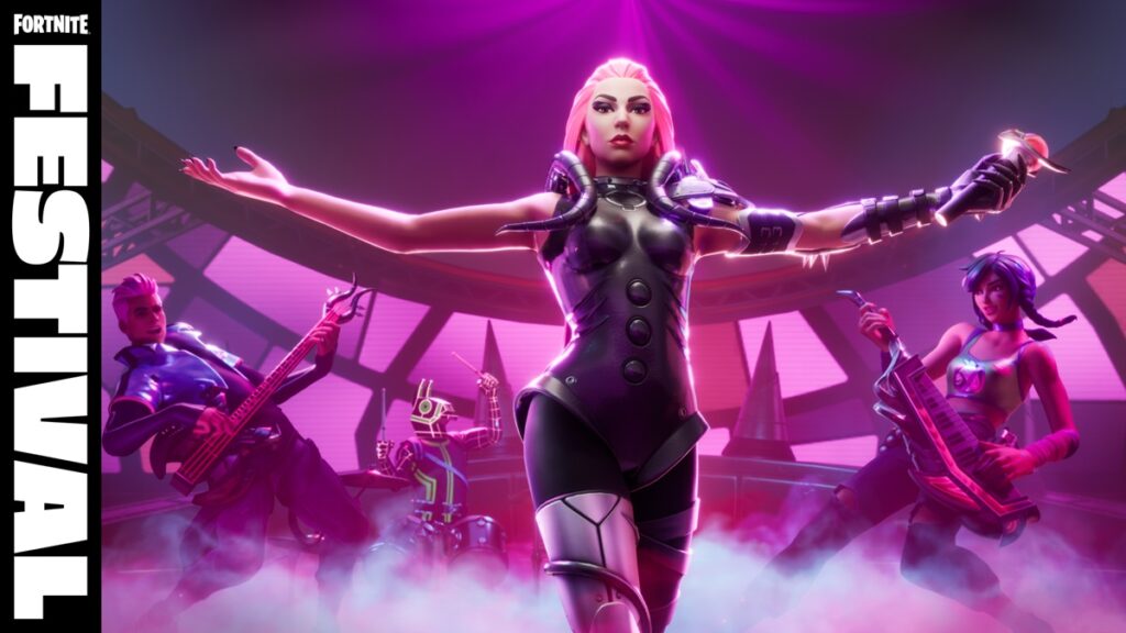 Lady Gaga will be the headlining Icon for Fortnite Festival Season 2: Unlock Your Talent.
