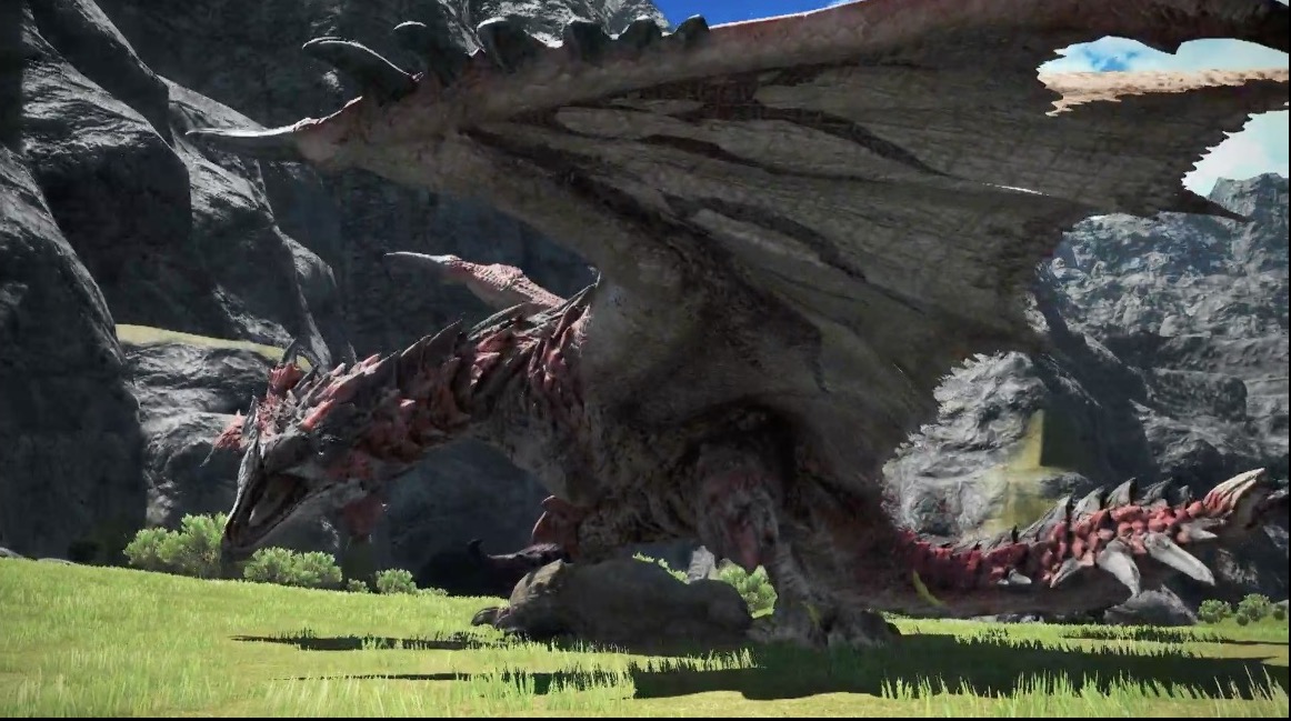 Final Fantasy x Monstr Hunter World.