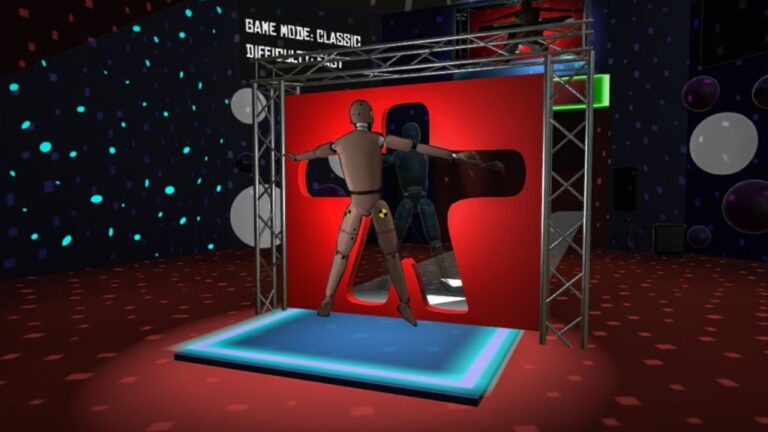 Fit It uses HTC Vive Trackers to make you a human Tetris piece.