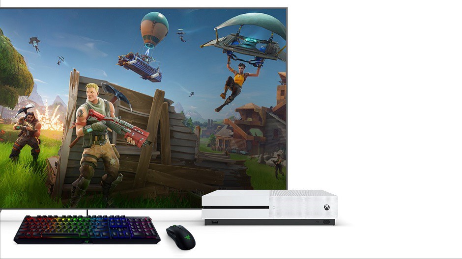 Keyboard and mouse for Xbox One.