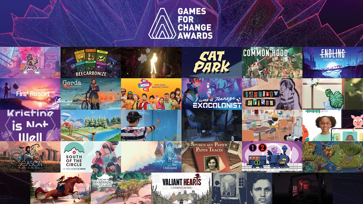 Games for Change 2023 awards nominees.