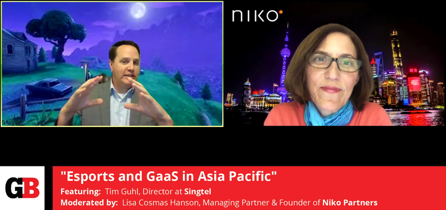 Niko Partners' Lisa Hanson (right)