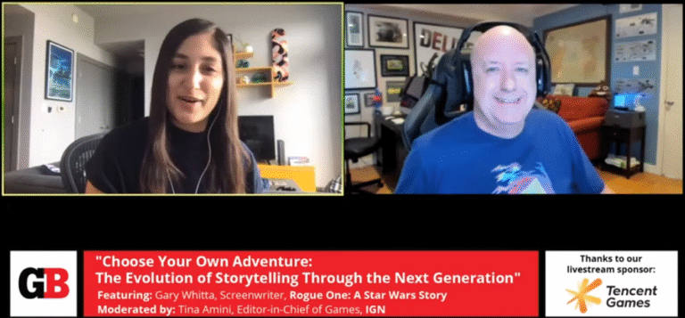 IGN games editor-in-chief Tina Amini talks with writer Gary Whittia on how story is also a feature of next-generation development.