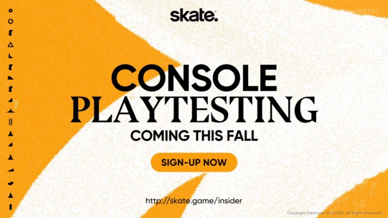 EA announced a console play test for skate at summer games fest 2024