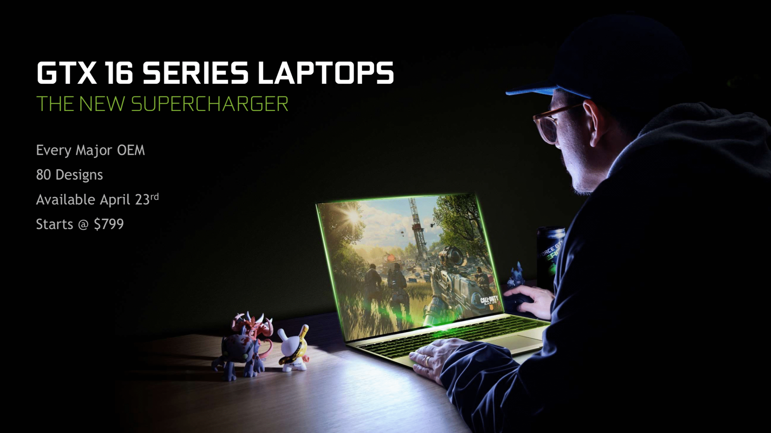 Nvidia introduces its new GTX 16-series of laptops.