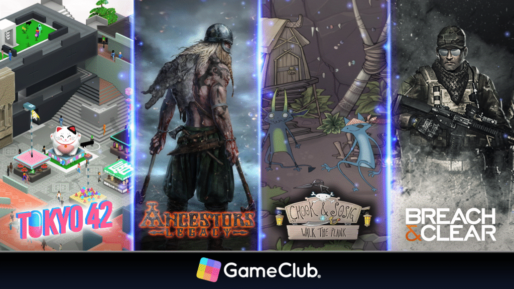 GameClub ports 3 new PC games to its mobile subscription service