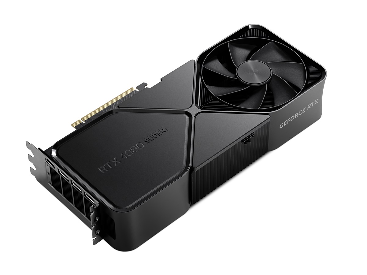 Nvidia GeForce RTX 4080 Super GPU card.