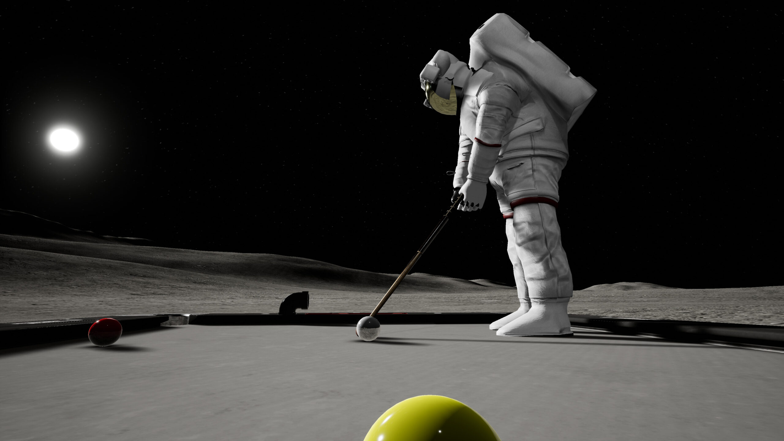 Let's golf on the Moon!
